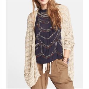 Free People Last Night Stripe Cardigan